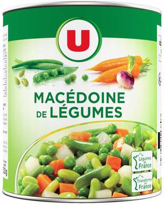 Macédoine de légumes, U (530 g)