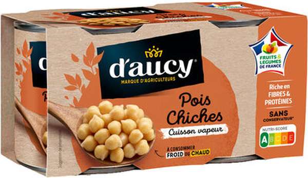 Pois Chiches, d'Aucy (2 x 130 g)