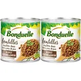 Lot de 2 lentilles très peu de jus, Bonduelle (2 x 265 g)