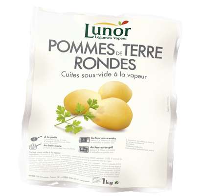 Pomme de terre rondes cuites, Lunor (1 Kg)
