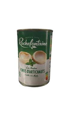 Fonds d'artichauts, Rochefontaine (420 g)