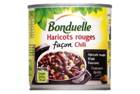 Haricots rouges façon chili, Bonduelle (400 g)