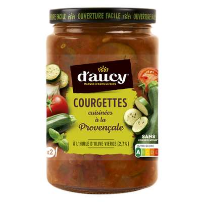 Courgettes cuisinées à la Provençale, D'Aucy (380 g)