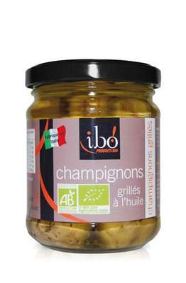 Champignons grillés à l'huile BIO, Ibo (190 g)