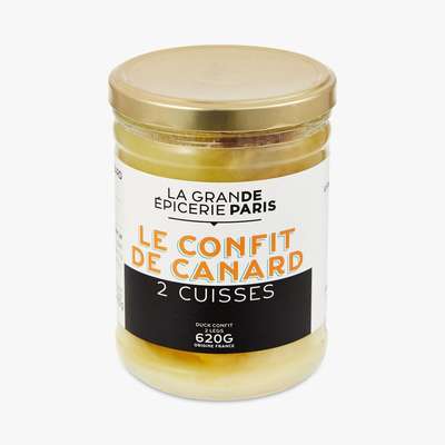 2 cuisses de confit de canard, La Grande Epicerie de Paris (730 g)