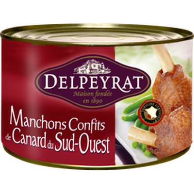 Manchons de canard confits du Sud-Ouest, Delpeyrat (1350 g)