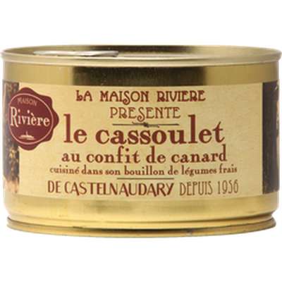 Cassoulet Castelnaudary confit canard, Maison Rivière (420 g)
