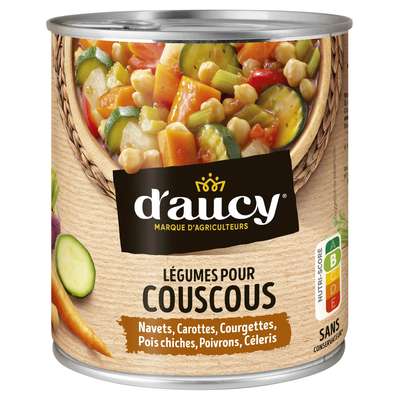 Legumes pour couscous, D'aucy (800 g)