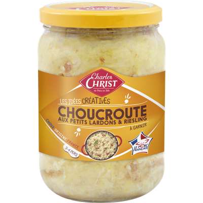 Choucroute petits lardons et Riesling, Christ (790 g)