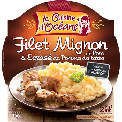 Filet mignon de porc et écrasé de pomme de terre, La Cuisine d'Océane (300 g)