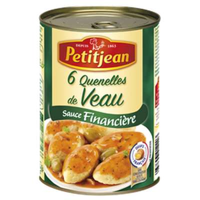 Quenelle de veau sauce financière, Petit Jean (400 g)