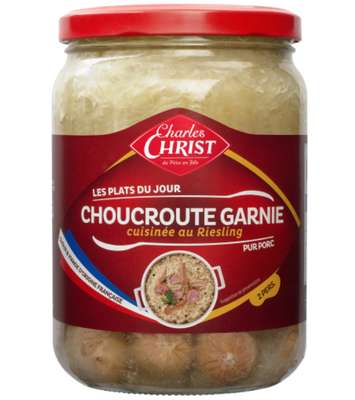 Choucroute garnie pur porc français, Charles Christ (790g)