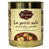 Petit salé aux lentilles cuisinées, Maison Rivière (840 g)