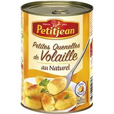 Petites quenelles de volaille au naturel, Petit Jean (255 g)