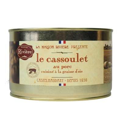 Cassoulet Toulousain au porc, Maison Rivière (420 g)
