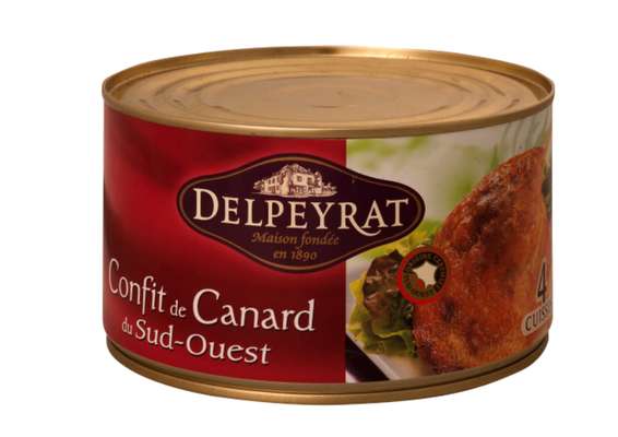 Confit de canard IGP du Sud Ouest, Delpeyrat (1,350 kg)