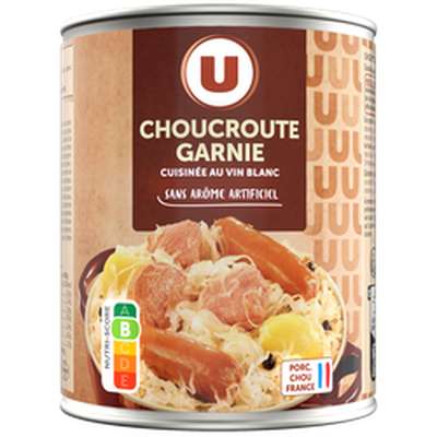 Choucroute garnie, U (800 g)