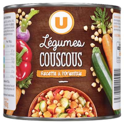 Légumes pour couscous recette à l'orientale, U (400 g)