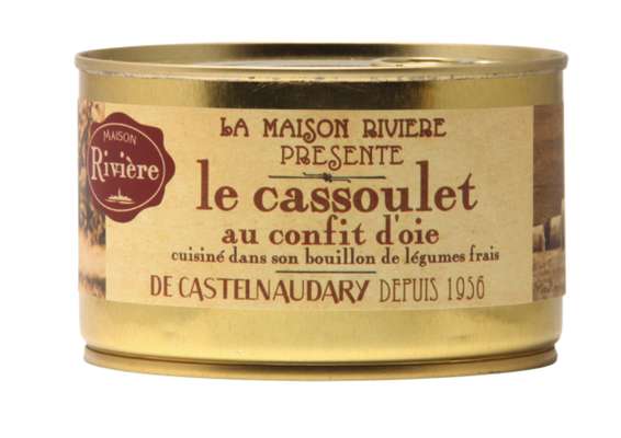 Le cassoulet au confit d'oie, Maison Rivière (420g)