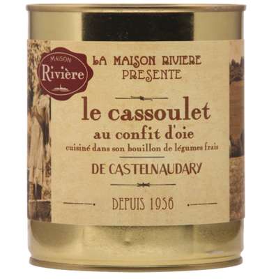 Le cassoulet au confit d'oie, Maison Rivière (840g)