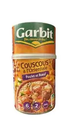 Couscous royal poulet et boeuf, Garbit (980g)