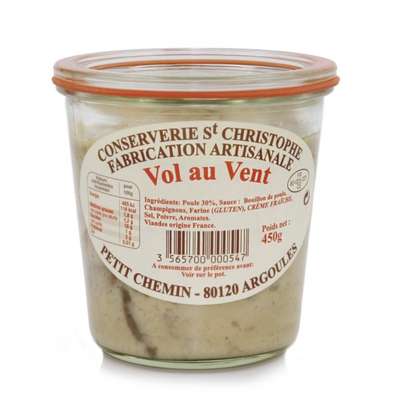 Vol au vent, Conserverie Saint Christophe (450 g)