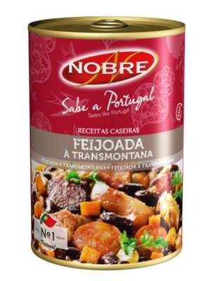 Ragout aux haricots rouge feijoada lata, Nobre (420 g)