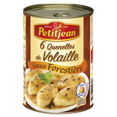 Quenelle volaille sauce champignon, Petit Jean (400 g)