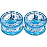 Thon albacore au naturel démarche responsable, Petit Navire (2 x 140 g)