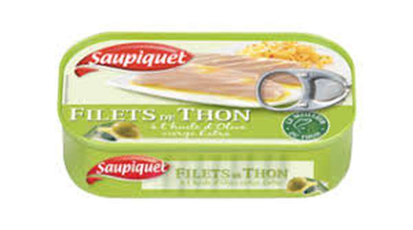 Filets de Thon à l'huile d'olive, Saupiquet (115 g)