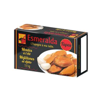 Moules à l'ail, Esmeralda (111 g)