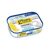 Sardine pêche responsable marinade sans huile au citron à teneur réduite, Phare d'Eckmuhl (115 g)