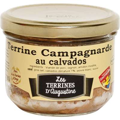 Terrine campagnarde au Calvados, Les Terrines d'Augustine (190 g)