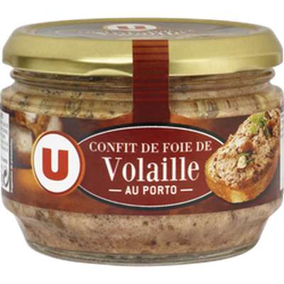 Confit de foie de volaille au porto, U (180 g)