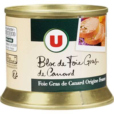 Bloc de foie gras de canard, U (150 g)