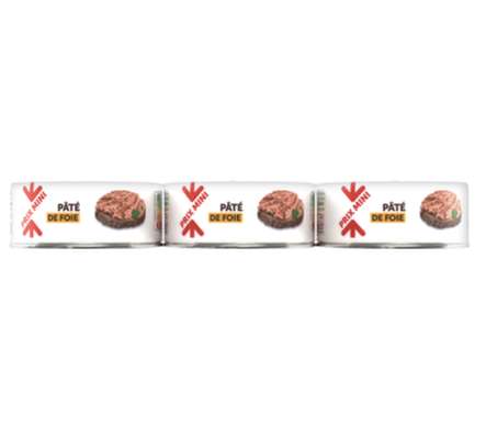 Pâté de foie, Prix Mini (3 x 234 g)