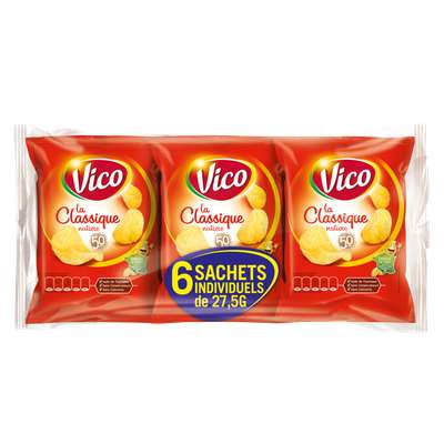 Chips classiques, Vico (6 x 27g)