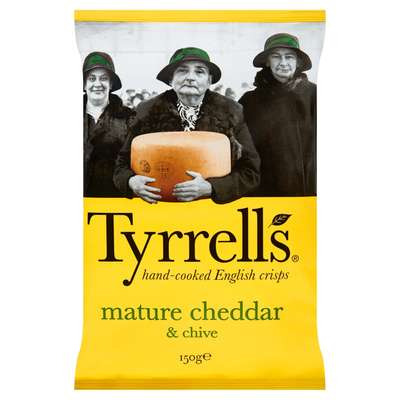 Chips saveur cheddar, Tyrrell's (150 g)