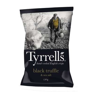 Chips à la truffe noire et au sel de mer, Tyrrell's (150 g)