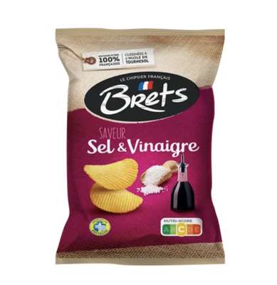 Chips ondulées au vinaigre, Bret's (125 g)