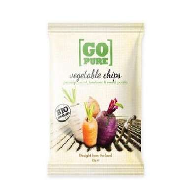 Chips de légumes BIO, Go Pure (90 g)