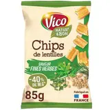 Chips de lentilles saveurs et fines herbes, Vico (85 g)