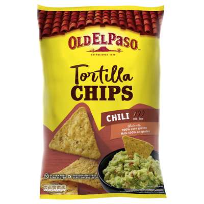 Chips tortillas Crunchy chili, Ol El Paso (185 g)