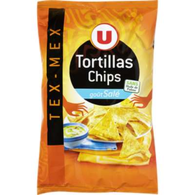 Tortilla chips goût salé, U (150 g)