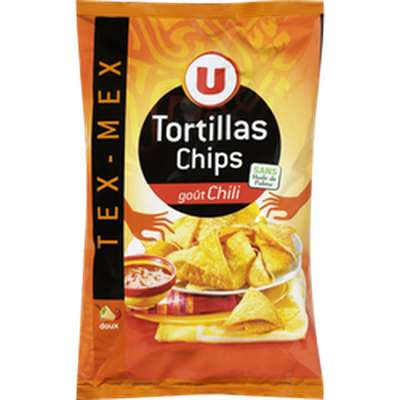 Tortilla chips goût chili, U (150 g)