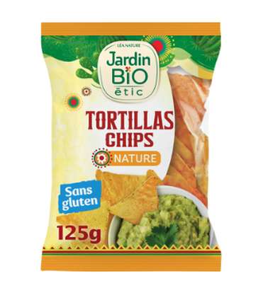 Tortillas de maïs nature sans gluten BIO, Jardin Bio (125 g)