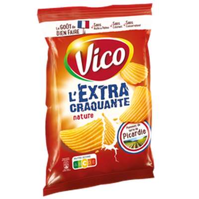 Chips ondulées salée, Vico (135 g)