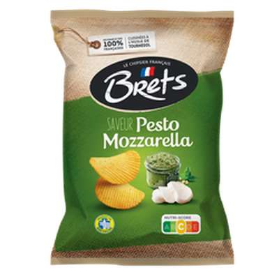 Chips pesto mozzarella, Bret's (125 g)