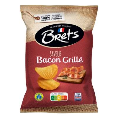 Chips saveur bacon, Brets (125 g)