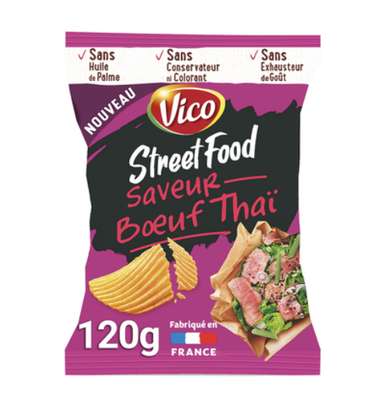 Chips street food saveur boeuf thaï, Vico   (120 g)